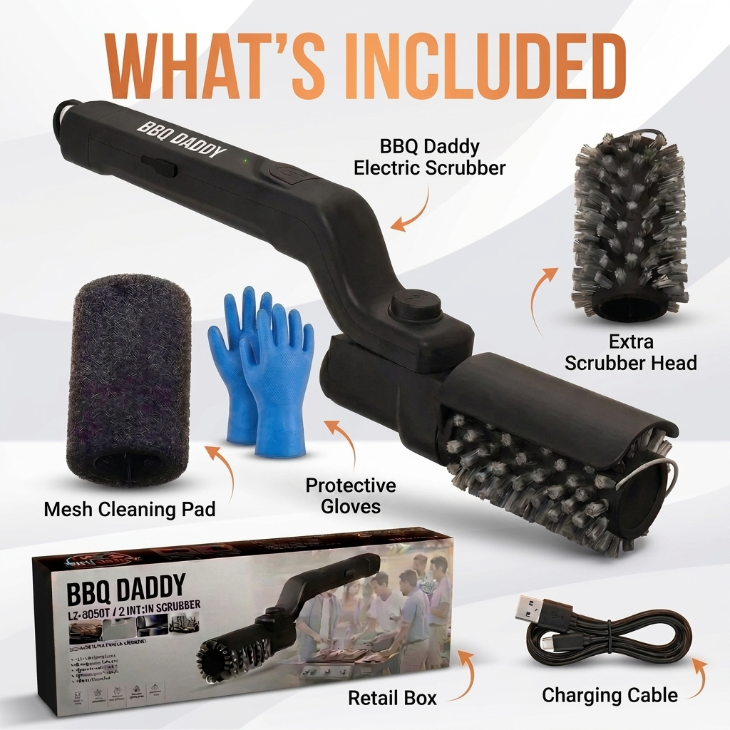 BBQ Daddy Electric Grill Brush