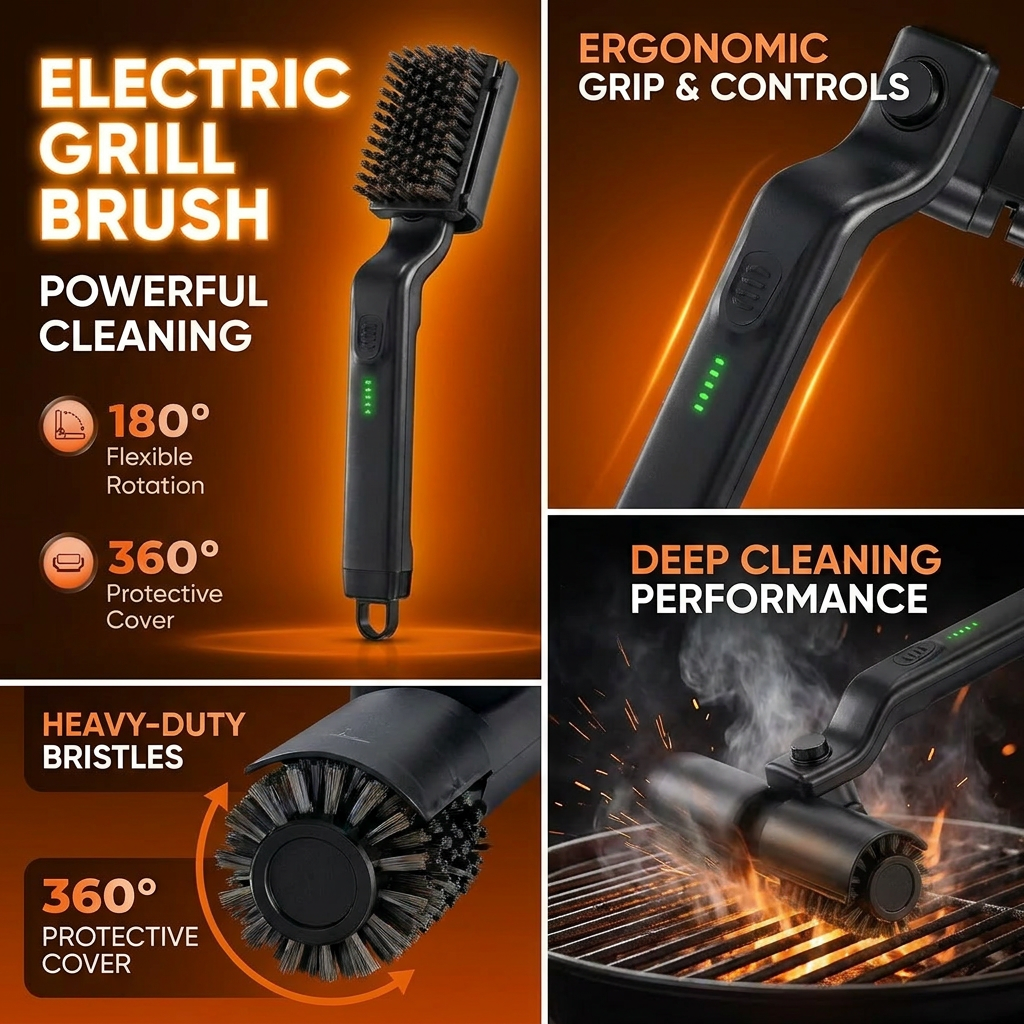 BBQ Daddy Electric Grill Brush