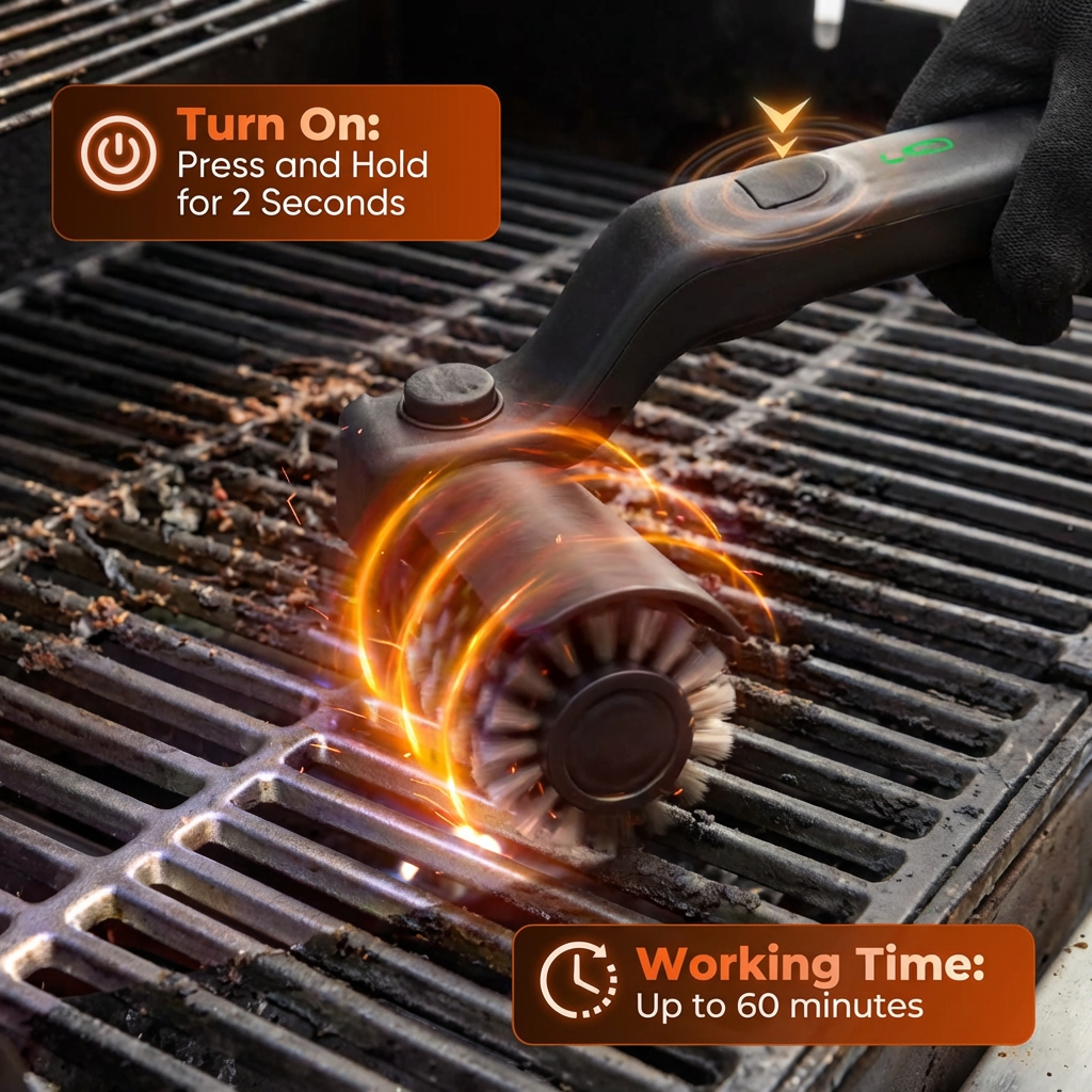 BBQ Daddy Electric Grill Brush